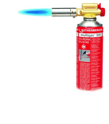 Zestaw palnik do lutowania EASY FIRE z gazem MULTIGAS 300 Rothenberger 35553
